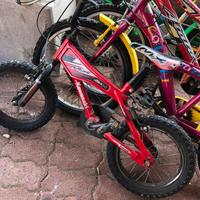 4 bici bambino e bambina