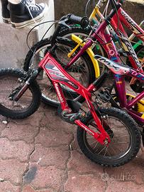 4 bici bambino e bambina
