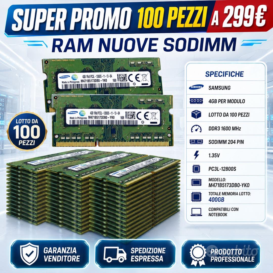 RAM DDR3 4GB STOCK LOTTO