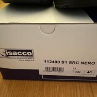 Scarpe cuoco Isacco nere numero 40 nuove