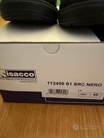 Scarpe cuoco Isacco nere numero 40 nuove