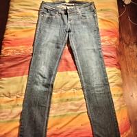 pantaloni jeans taglia 30 OVS skinny a vita bassa