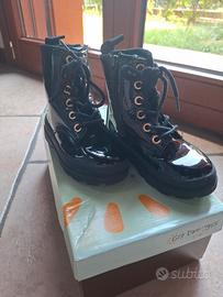 Stivaletti vernice neri H&M bambina numero 25 