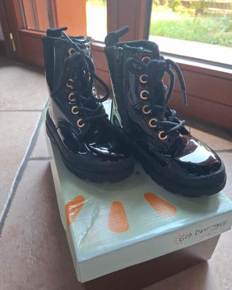 Stivaletti vernice neri H&M bambina numero 25 