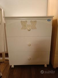 Bagnetto/Fasciatoio/Cassettiera Pali