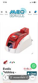 EVOLIS PEBBLE 4 stampa tessere in pvc