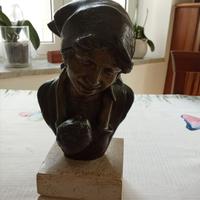 statua di bronzo maternità 