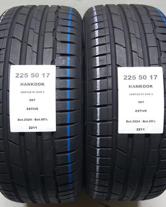 2 GOMME 225 50 17 HANKOOK A2211