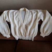 Golfino bianco pura lana