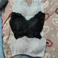 tre reggiseni donna ricamati 