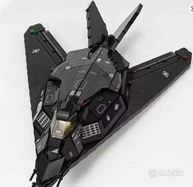 Set mattoncini Aeroplano F-117 Nighthawk Stealth