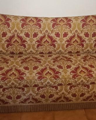 Divano vintage in velluto alsaziano