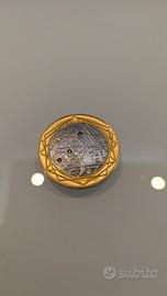 Medaglia Titania Millenio in oro diamanti e titani