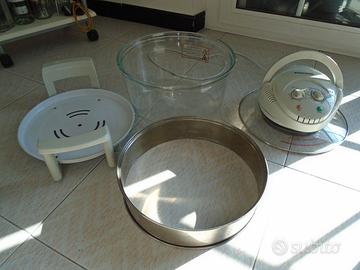 fornetto elettrico ventilato in vetro