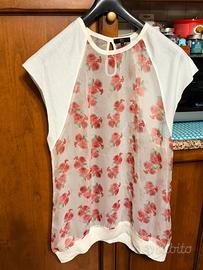 Blusa seta vintage