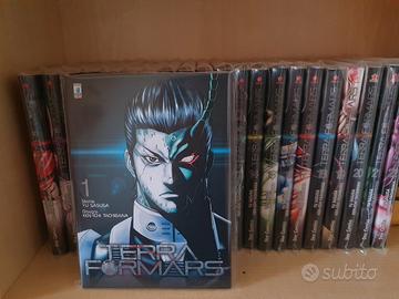 Manga TERRA FORMARS (da 1 a 22) + buste protettive