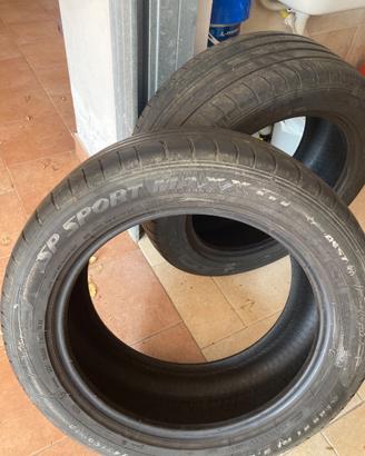 Gomme estive dunlop 245/50 18