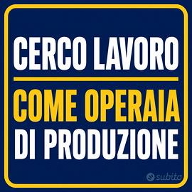 operaia a giornata 