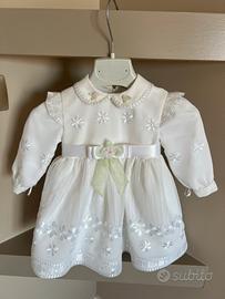 Vestitino da battesimo per neonata