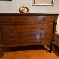 Como'/Cassettone d'epoca  stile impero in noce.