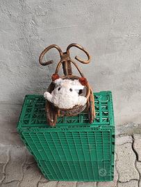 Bici in bambù anni 60 con peluches