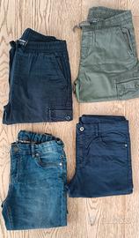 set 4 pantaloni 12 anni 152-158