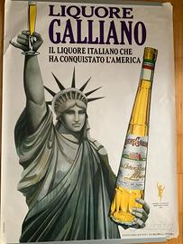 manifesto vintage Liquore Galliano