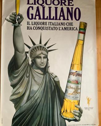 manifesto vintage Liquore Galliano