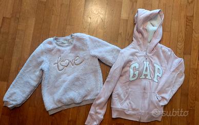 Felpe rosa da bambina 8-10 anni