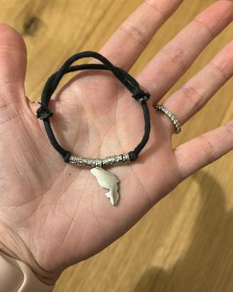 Bracciale argento 925 simil Dodo