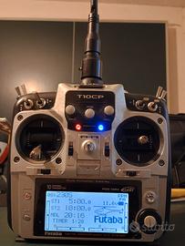 Radiocomando Futaba T10CP con modulo Spektrum