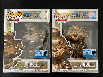 Funko pop 2215 2216 Bundle Brook e Jinbe One Piece