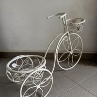🟢 Portavasi decorativo a forma di triciclo