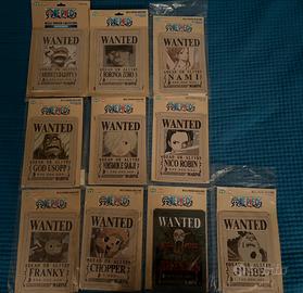One Piece - Set Poster Metal Wanted 10 edizioni
