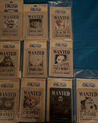 One Piece - Set Poster Metal Wanted 10 edizioni