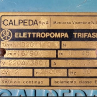 Elettropompa Calpeda NMD 20/140A  2cv