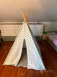 Tenda teepee per bambini