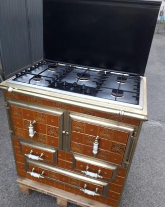 Cucina a gas Anselmo Cola con doppio forno 