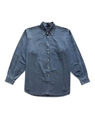 Camicia Burberry Uomo M comfort Grigio Cotone