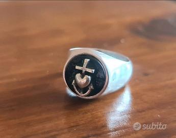 Anello El Rana in argento con onice