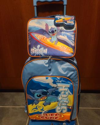 Zaino Stitch bambino con borsa portapranzo