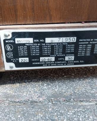 pianola hammond