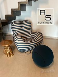 Poltrona Boobs Up 50 2000 Armchair Stripe & Ball