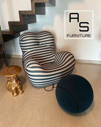 Poltrona Boobs Up 50 2000 Armchair Stripe & Ball