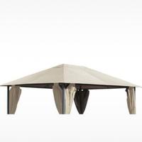 Telo di ricambio per Gazebo 3x4 ecru da 220 gr/mq