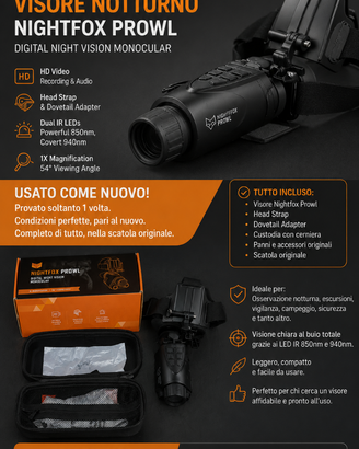 Visore Notturno Nightfox Prowl