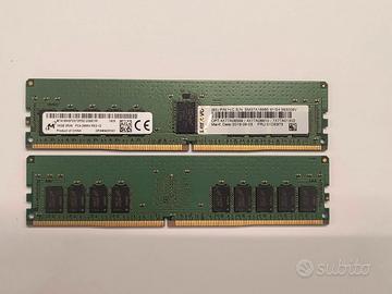 BANCHI RAM DDR4 16GB ECC PER SERVER
