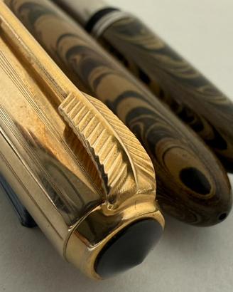 Parker 51 ricostruzione in ebanite – cappuccio ori