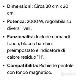 piano a induzione portatile