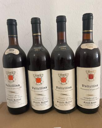 Bottiglie vino valtellina